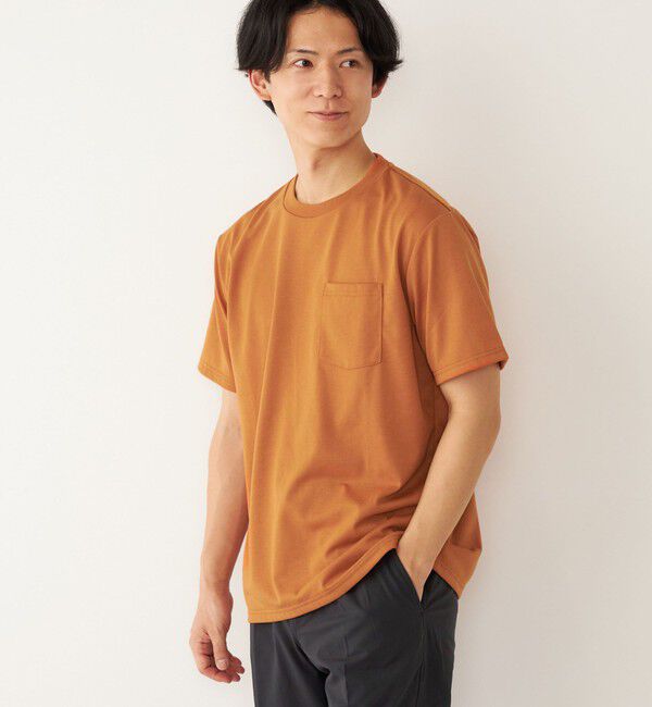 SHIPS Colors 「SHIPS Colors: 〈吸水・速乾〉CAVE ポケット Tシャツ」|Tシャツ・カットソー|