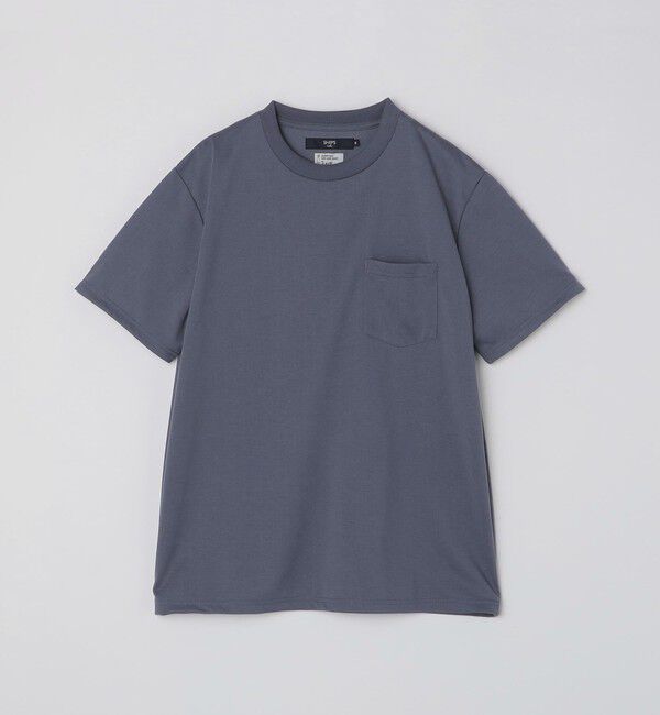 SHIPS Colors 「SHIPS Colors: 〈吸水・速乾〉CAVE ポケット Tシャツ」|Tシャツ・カットソー|ブルー