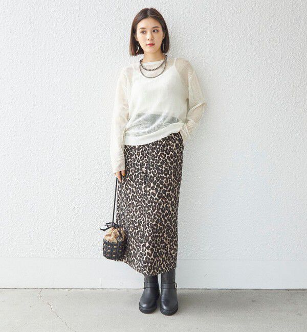 SHIPS for women「【SHIPS別注】ANNUAL:シアー メッシュ プルオーバー ◇」|ニット・セーター|