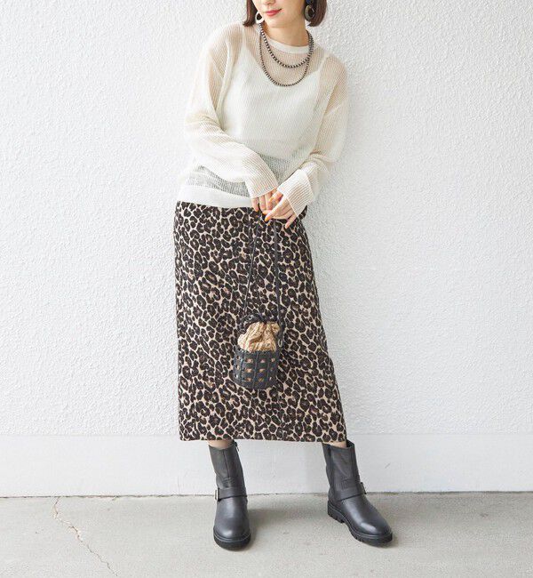 SHIPS for women「【SHIPS別注】ANNUAL:シアー メッシュ プルオーバー ◇」|ニット・セーター|