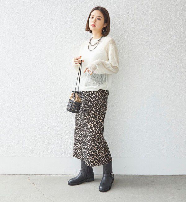 SHIPS for women「【SHIPS別注】ANNUAL:シアー メッシュ プルオーバー ◇」|ニット・セーター|