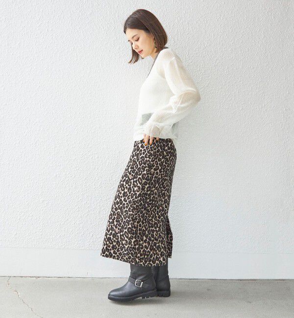 SHIPS for women「【SHIPS別注】ANNUAL:シアー メッシュ プルオーバー ◇」|ニット・セーター|