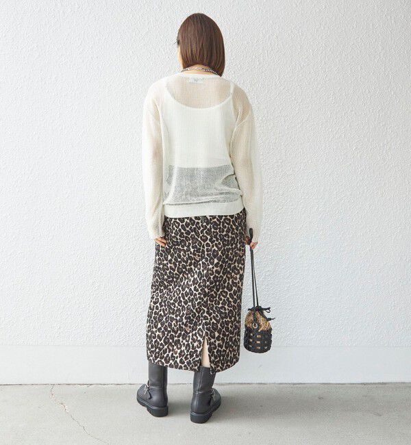 SHIPS for women「【SHIPS別注】ANNUAL:シアー メッシュ プルオーバー ◇」|ニット・セーター|