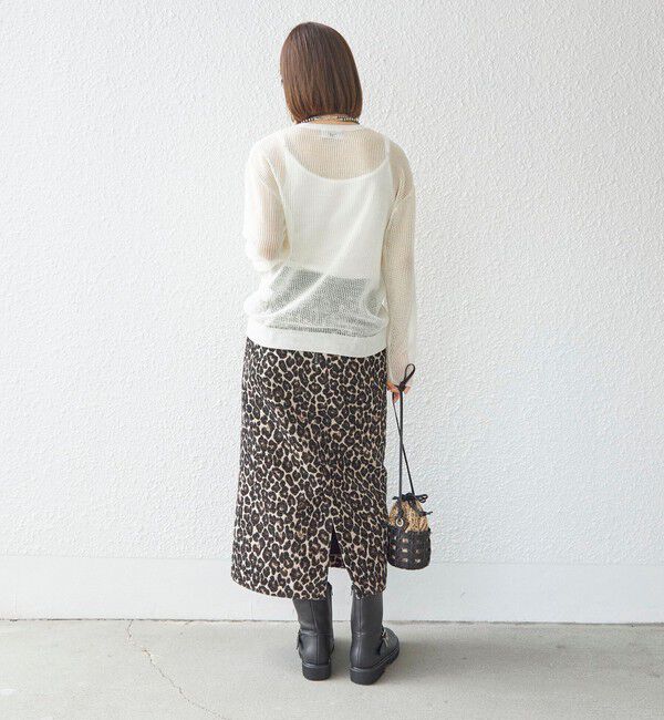 SHIPS for women「【SHIPS別注】ANNUAL:シアー メッシュ プルオーバー ◇」|ニット・セーター|