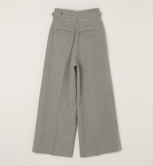 quaranciel「quaranciel:〈洗濯機可能〉チェック ハイウエスト ワイドパンツ」|その他|