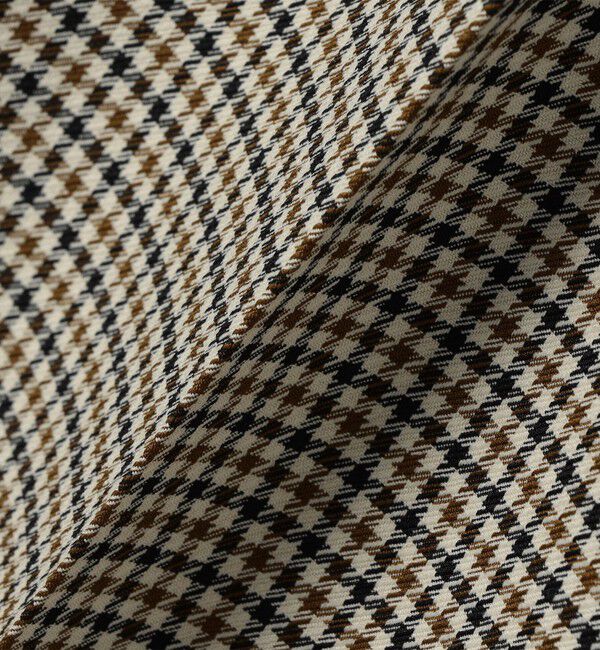 quaranciel「quaranciel:〈洗濯機可能〉チェック ハイウエスト ワイドパンツ」|その他|