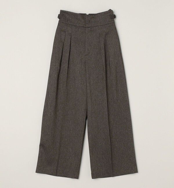 quaranciel「quaranciel:〈洗濯機可能〉チェック ハイウエスト ワイドパンツ」|その他|