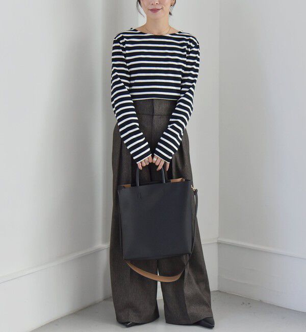 quaranciel「quaranciel:〈洗濯機可能〉チェック ハイウエスト ワイドパンツ」|その他|