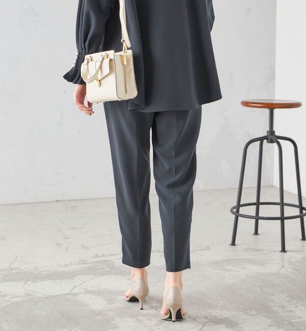 SHIPS for women「〈手洗い可能〉キャンディ スリーブ ブラウス &times; パンツ セットアップ」|シャツ・ブラウス|