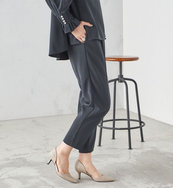 SHIPS for women「〈手洗い可能〉キャンディ スリーブ ブラウス &times; パンツ セットアップ」|シャツ・ブラウス|