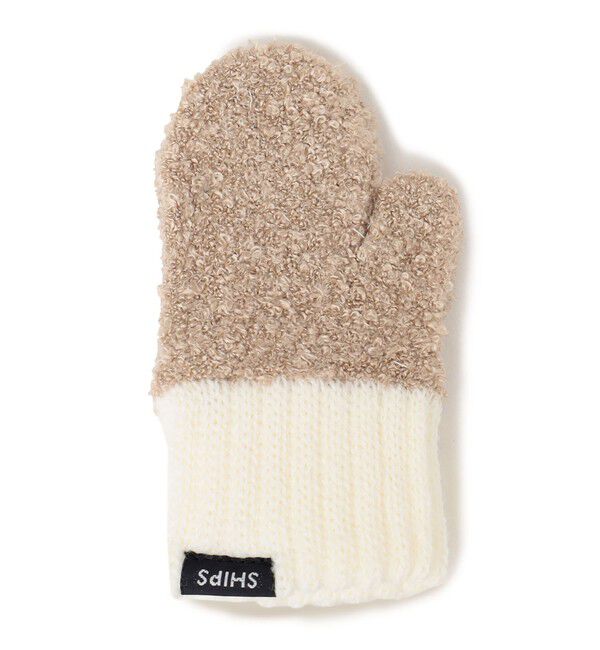 SHIPS KIDS「SHIPS KIDS:ベビー ふわもこ ミトン 手袋」|手袋|