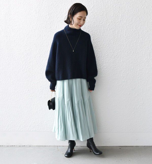 SHIPS for women「〈手洗い可能〉割繊 バイアス 切替 フレア スカート 24SS ◇」|スカート|