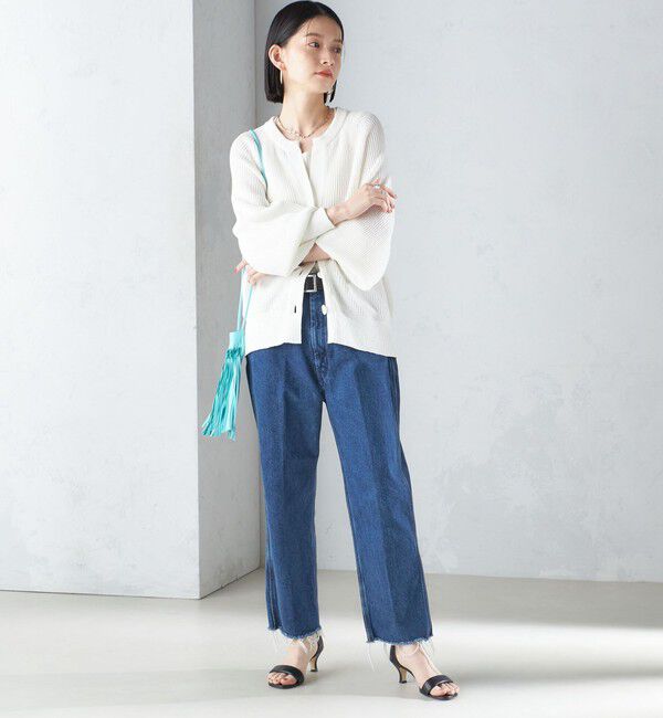 SHIPS for women「〈手洗い可能〉ペーパー コットン カーディガン ◇」|カーディガン|