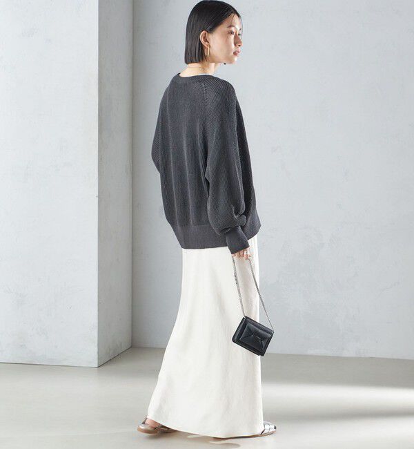 SHIPS for women「〈手洗い可能〉ペーパー コットン カーディガン ◇」|カーディガン|