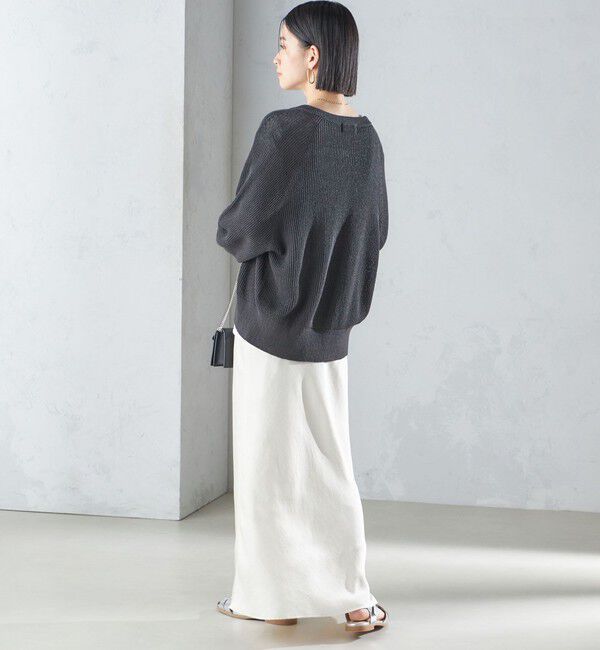 SHIPS for women「〈手洗い可能〉ペーパー コットン カーディガン ◇」|カーディガン|