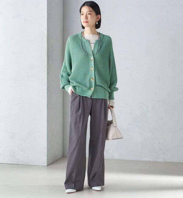 SHIPS for women「〈手洗い可能〉ペーパー コットン カーディガン ◇」|カーディガン|