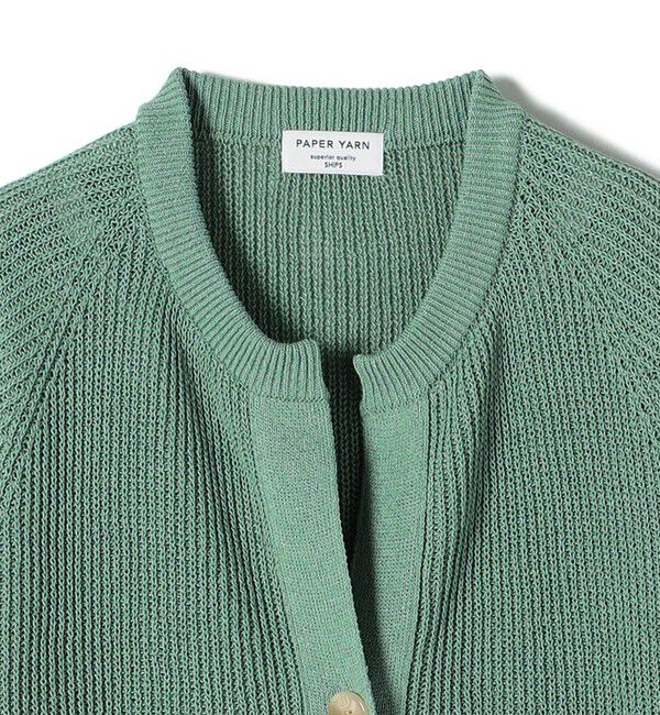 SHIPS for women「〈手洗い可能〉ペーパー コットン カーディガン ◇」|カーディガン|