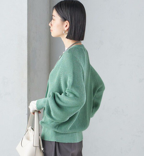 SHIPS for women「〈手洗い可能〉ペーパー コットン カーディガン ◇」|カーディガン|