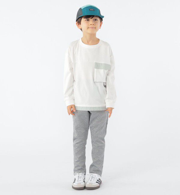 SHIPS KIDS「SHIPS KIDS:100～130cm / クールタッチ 長袖 TEE」|Tシャツ・カットソー|