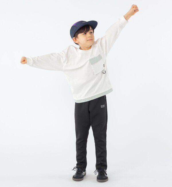 SHIPS KIDS「SHIPS KIDS:100～130cm / クールタッチ 長袖 TEE」|Tシャツ・カットソー|