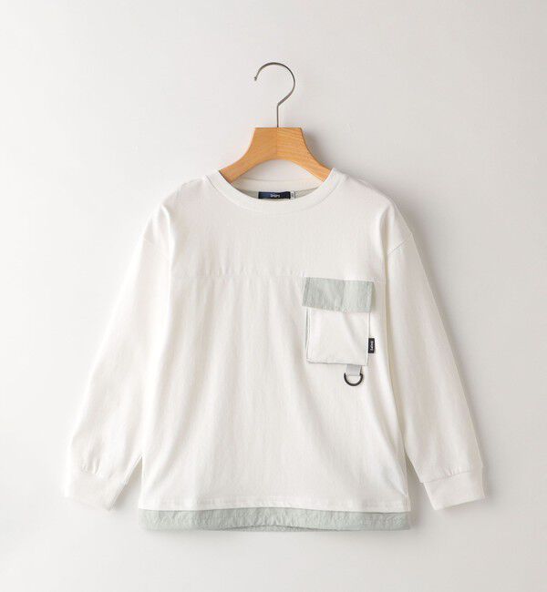 SHIPS KIDS「SHIPS KIDS:100～130cm / クールタッチ 長袖 TEE」|Tシャツ・カットソー|