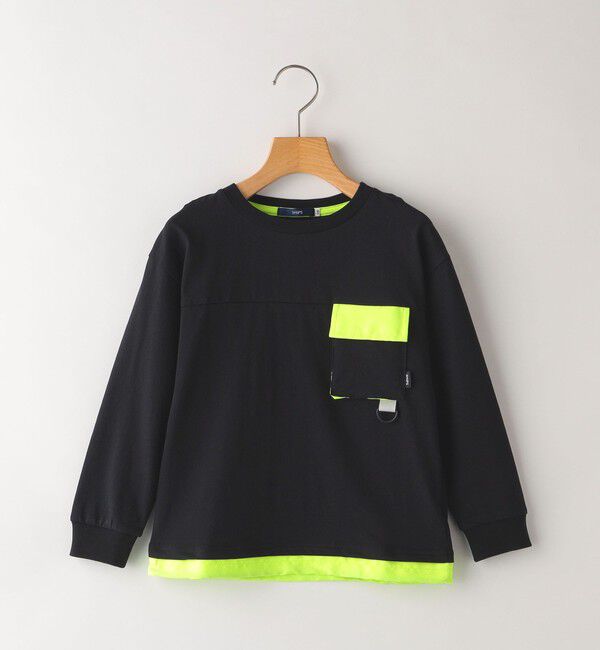 SHIPS KIDS「SHIPS KIDS:100～130cm / クールタッチ 長袖 TEE」|Tシャツ・カットソー|