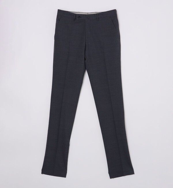 SHIPS「SHIPS: 〈手洗い可能〉ラスティック ウォッシャブル ストレッチ パンツ(無地)」|スラックス|