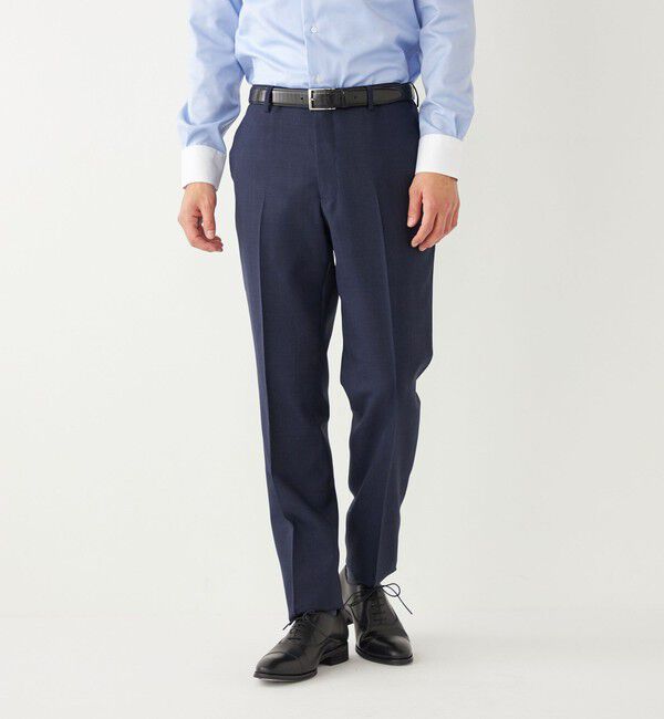 SHIPS Colors 「SHIPS Colors:CANONICO パンツ(セットアップ対応可能)」|スラックス|ネイビー