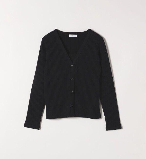 SHIPS any「SHIPS any:〈洗濯機可能〉テレコ ベアトップ セット カーディガン」|カーディガン|