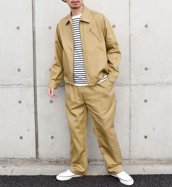 SHIPS any「【SHIPS any別注】 HELLO FOX: ミリタリー ジップ ブルゾン (セットアップ対応)◇」|ブルゾン・スタジャン|