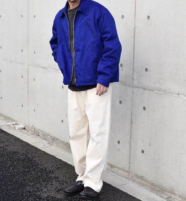 SHIPS any「【SHIPS any別注】 HELLO FOX: ミリタリー ジップ ブルゾン (セットアップ対応)◇」|ブルゾン・スタジャン|