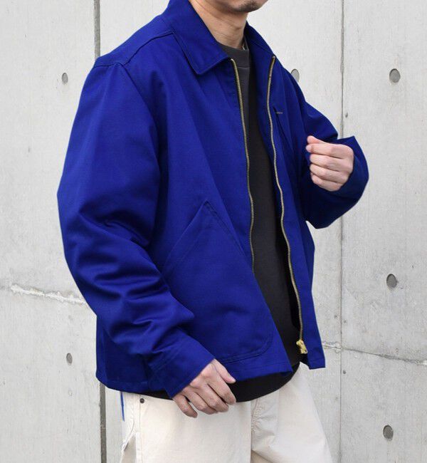 SHIPS any「【SHIPS any別注】 HELLO FOX: ミリタリー ジップ ブルゾン (セットアップ対応)◇」|ブルゾン・スタジャン|