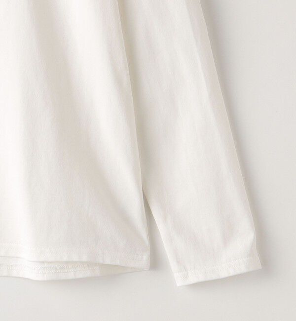 SHIPS KIDS「SHIPS KIDS:140～150cm / レース カラー 長袖 TEE」|Tシャツ・カットソー|