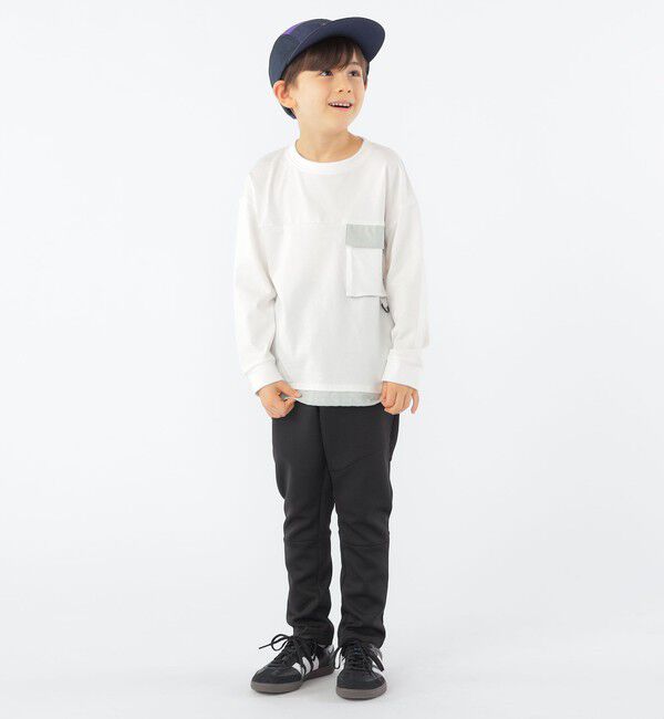 SHIPS KIDS「SHIPS KIDS:100～130cm /〈吸水速乾〉ジャージー ジョガー パンツ」|その他|