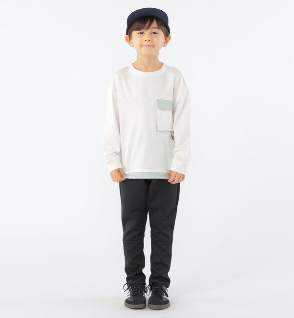 SHIPS KIDS「SHIPS KIDS:100～130cm /〈吸水速乾〉ジャージー ジョガー パンツ」|その他|