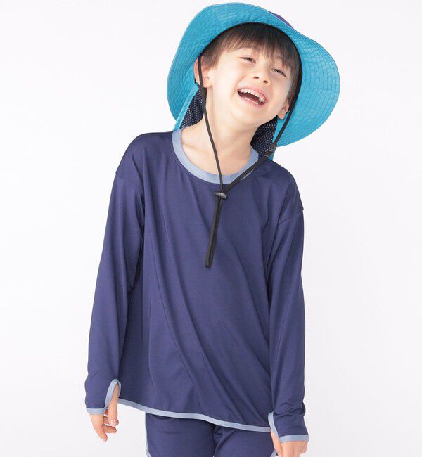SHIPS KIDS「SHIPS KIDS:90～130cm / 無地 ラッシュガード」|その他|