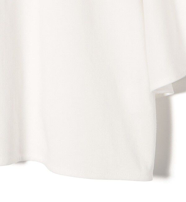 SHIPS for women「〈手洗い可能〉PLA スムース シアー コンビ スリーブ プルオーバー 」|Tシャツ・カットソー|