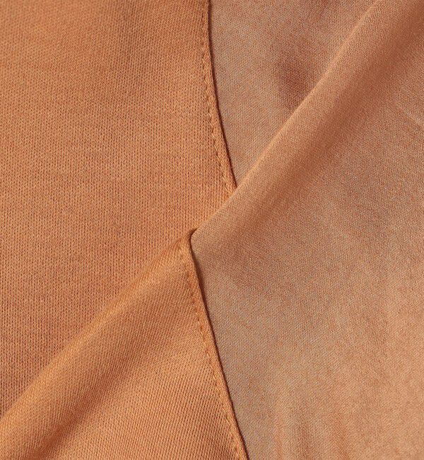 SHIPS for women「〈手洗い可能〉PLA スムース シアー コンビ スリーブ プルオーバー 」|Tシャツ・カットソー|