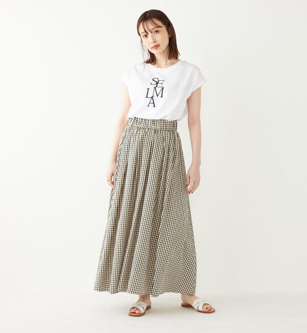 SHIPS Colors 「SHIPS Colors:フレンチスリーブ ロゴ TEE」|Tシャツ・カットソー|