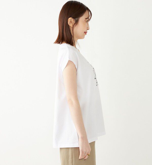 SHIPS Colors 「SHIPS Colors:フレンチスリーブ ロゴ TEE」|Tシャツ・カットソー|