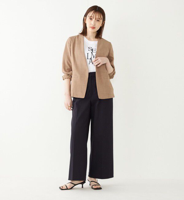 SHIPS Colors 「SHIPS Colors:フレンチスリーブ ロゴ TEE」|Tシャツ・カットソー|