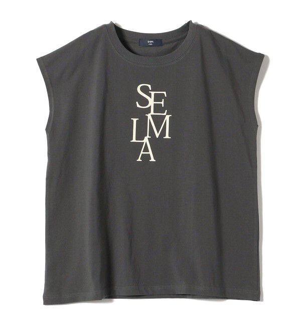 SHIPS Colors 「SHIPS Colors:フレンチスリーブ ロゴ TEE」|Tシャツ・カットソー|