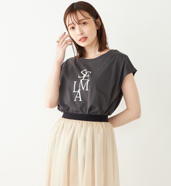 SHIPS Colors 「SHIPS Colors:フレンチスリーブ ロゴ TEE」|Tシャツ・カットソー|