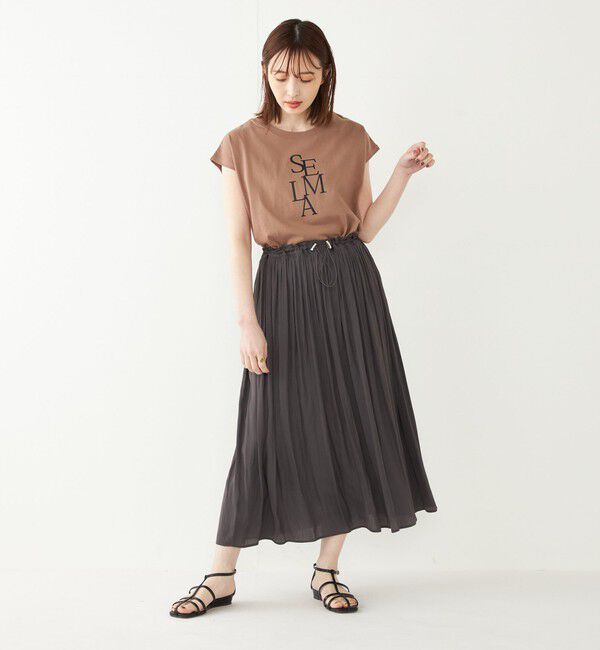 SHIPS Colors 「SHIPS Colors:フレンチスリーブ ロゴ TEE」|Tシャツ・カットソー|