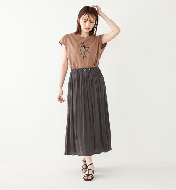 SHIPS Colors 「SHIPS Colors:フレンチスリーブ ロゴ TEE」|Tシャツ・カットソー|