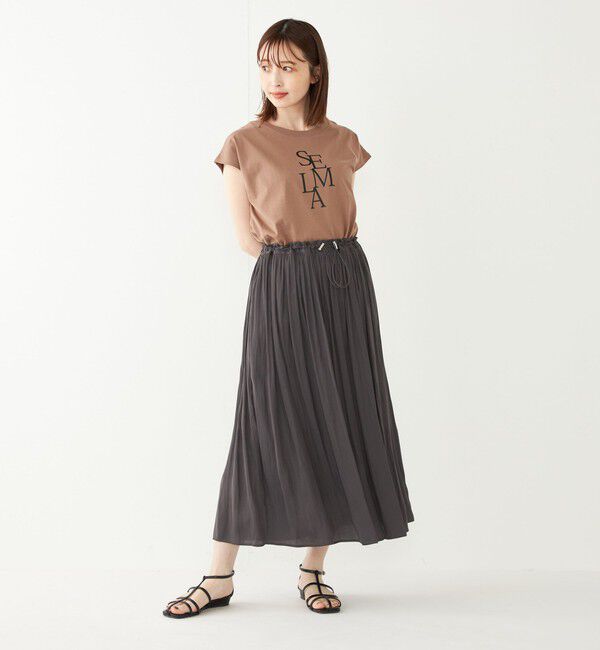 SHIPS Colors 「SHIPS Colors:フレンチスリーブ ロゴ TEE」|Tシャツ・カットソー|