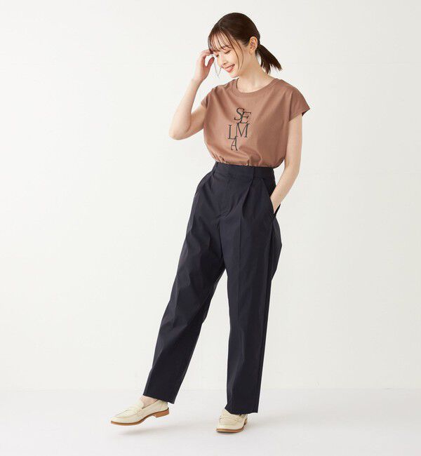 SHIPS Colors 「SHIPS Colors:フレンチスリーブ ロゴ TEE」|Tシャツ・カットソー|