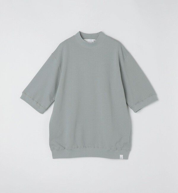 SHIPS「【SHIPS別注】THYARD: スーピマコットン インレー モックネック Tシャツ」|Tシャツ・カットソー|