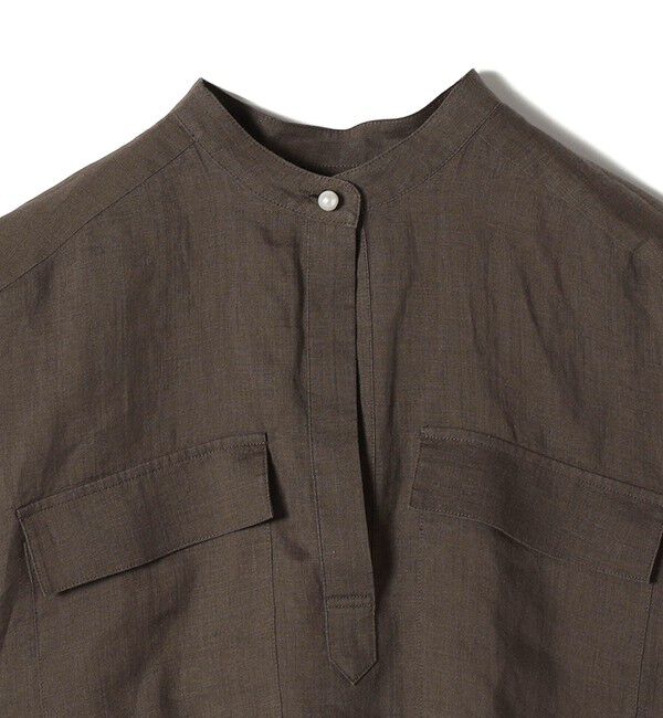 SHIPS for women「〈手洗い可能〉ラミー ポケット ノースリーブ ブラウス」|シャツ・ブラウス|