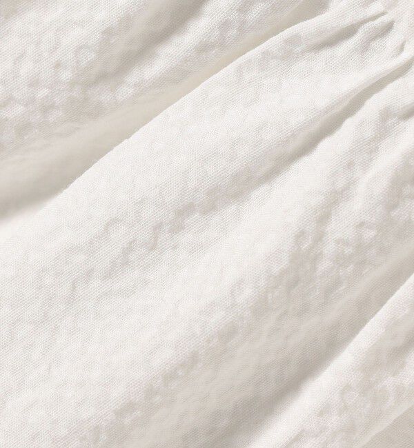 SHIPS Colors 「SHIPS Colors:〈洗濯機可能〉サッカー パフスリーブ ペプラム トップス◇」|シャツ・ブラウス|